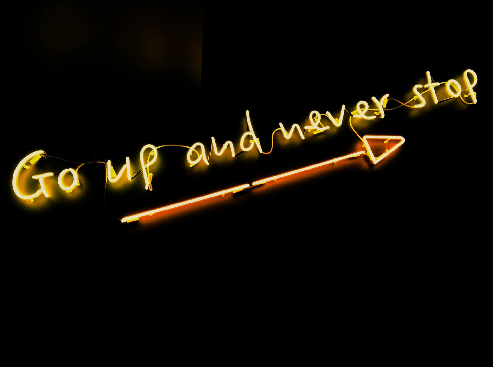 go up and never stop