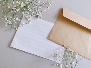 手紙と封筒